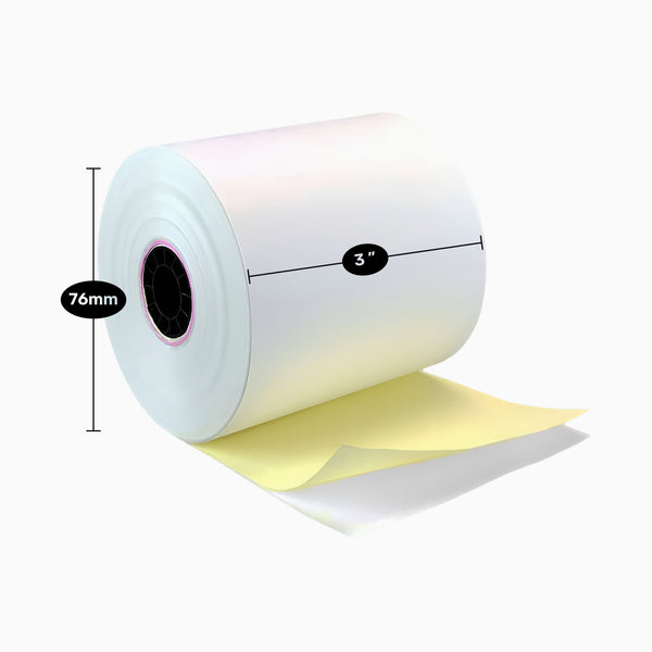 3” 2-Ply Carbonless Paper Rolls